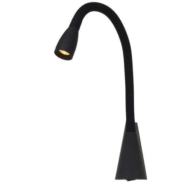 Lucide GALEN-LED - Bedlamp - LED - 1x3W 3000K - Zwart - detail 2